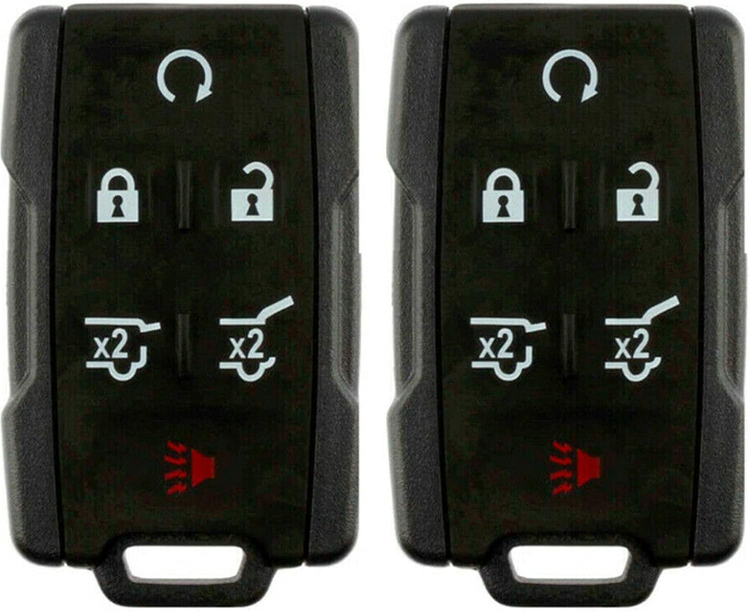2X New Replacement Keyless Key Fob Remote Control Compatible with & Fits for Chevy GMC GM 13577766