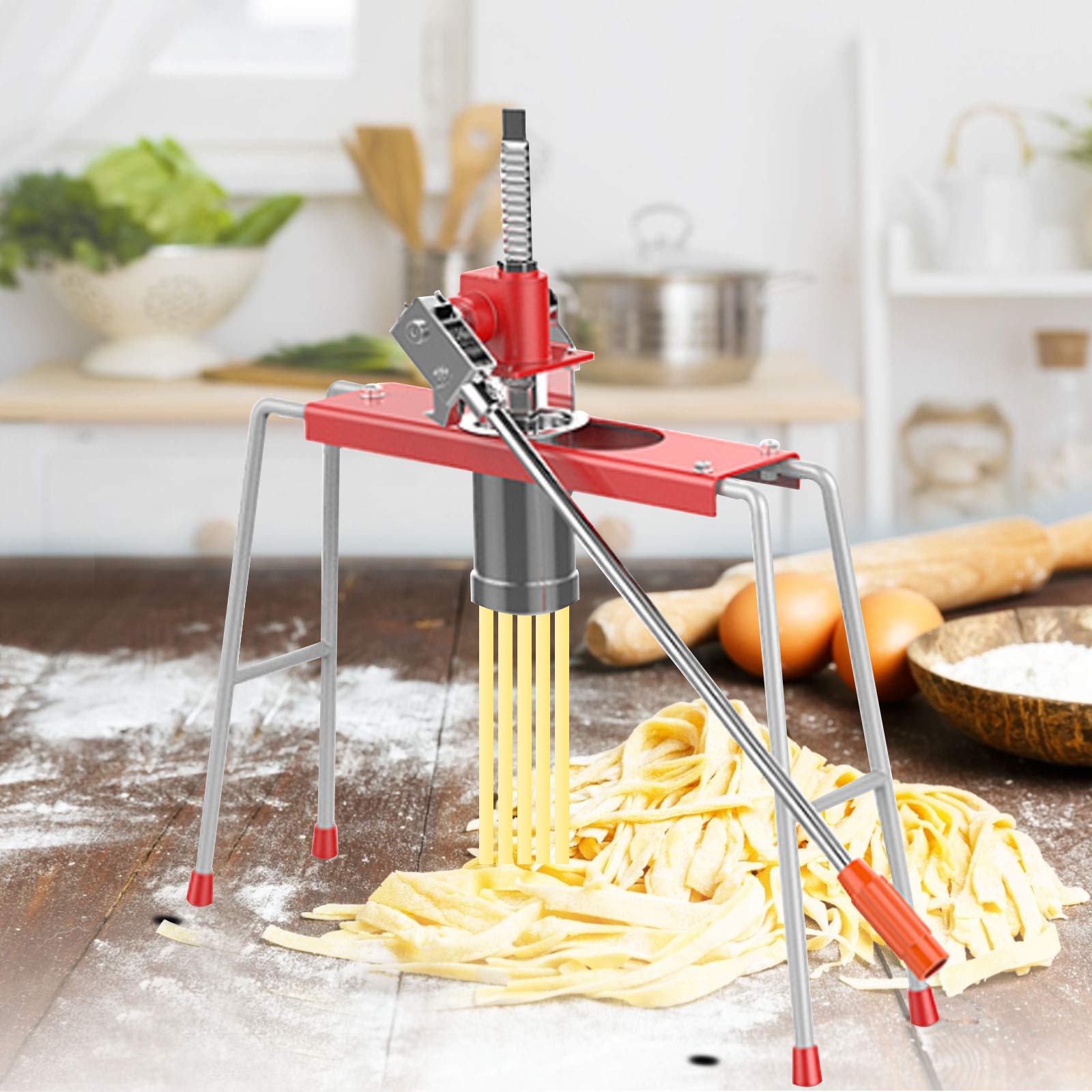Amazon | JIAWANSHUN手動式製麺機 ラーメン製麺機 パスタマシン 7種類