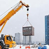 Vista 8 de VEVOR Eslinga de cadena, cadenas de elevación de 1/4 pulgadas x 5 pies con ganchos de agarre de 4 brazos, eslinga de elevación de acero de aleación