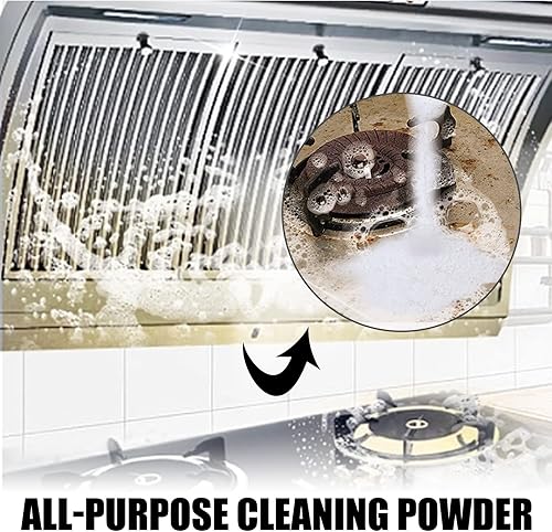 Miniatura 3 de Krokka - Limpiador potente de polvo multiusos de cocina, removedor de óxido de espuma, polvo de limpieza multiusos de cocina, filtro de burbujas