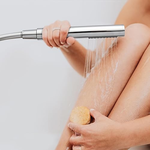 Miniatura 8 de Juego de grifo de ducha en cascada, sistema de ducha de lluvia de 10 pulgadas montado en la pared, cabezal de ducha de flujo de agua pesada y mango