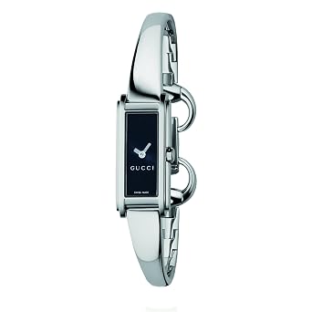 Buy Gucci G-Line Steel Black Dial Women 