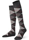 Mysocks Unisex Knee High Long Socks Argyle