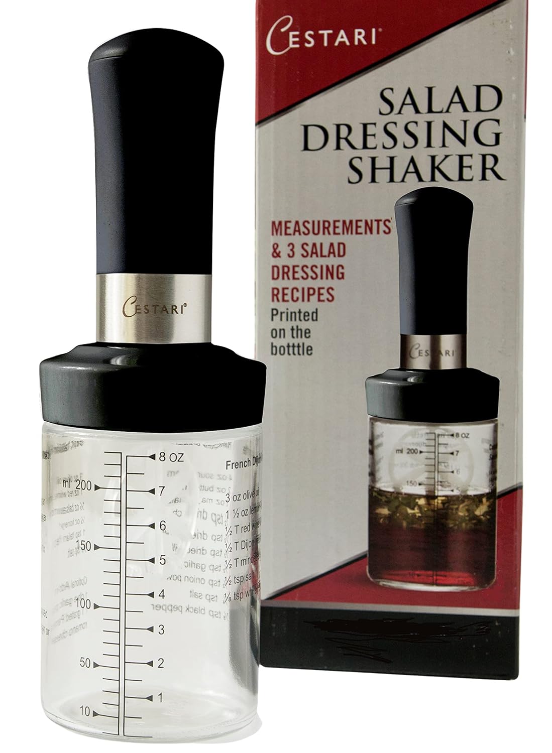 Buy Glass Salad Dressing Bottle Premium Borosilicate Salad Dressing