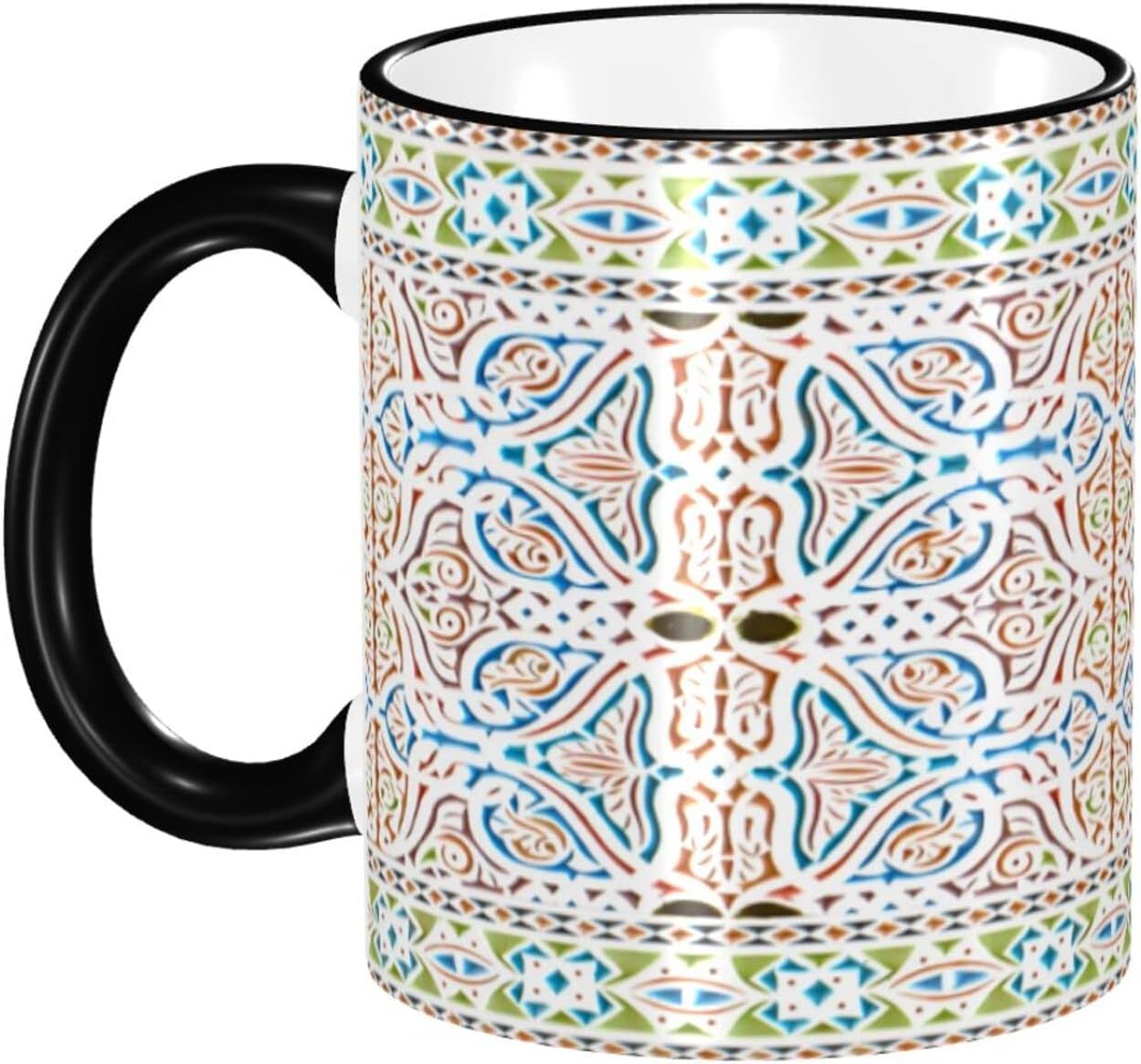 438円 限定タイムセール マグカップ 北欧 コーヒーカップ 花柄 朝食カップ 耐熱カップ セラミック ティーカップ オフィスマグ おしゃれ 人気 330ml