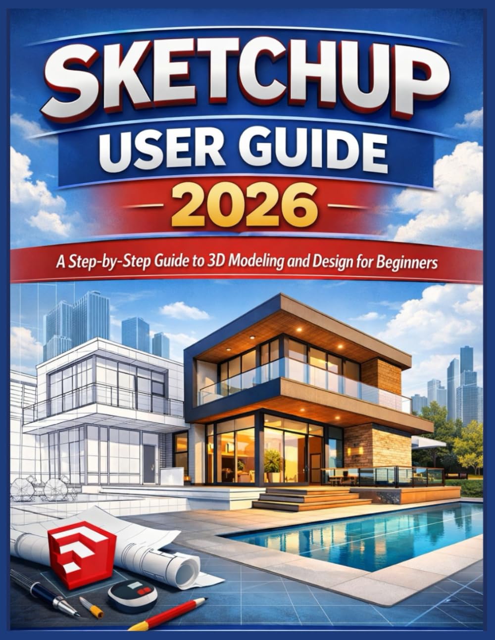 SKETCHUP USER GUIDE 2026: A Step-by-Step Guide to 3D Modeling and Design for Beginners