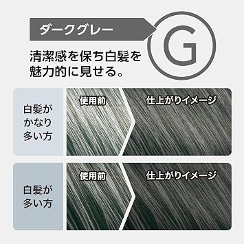 Salon de Pro Gray Hair Dye Unscented Hair Color Men's Speedy G Dark Gray Medical Device External Product