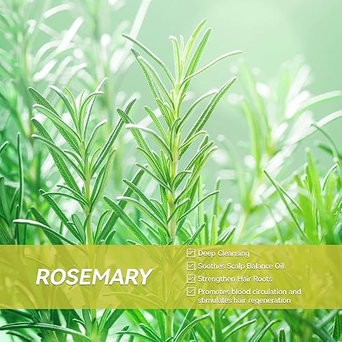 Miniatura 3 de Rosemary - Barra de champú para el cabello, limpieza profunda para cabello y cuero cabelludo, jabón de champú de romero, champú orgánico de romero,