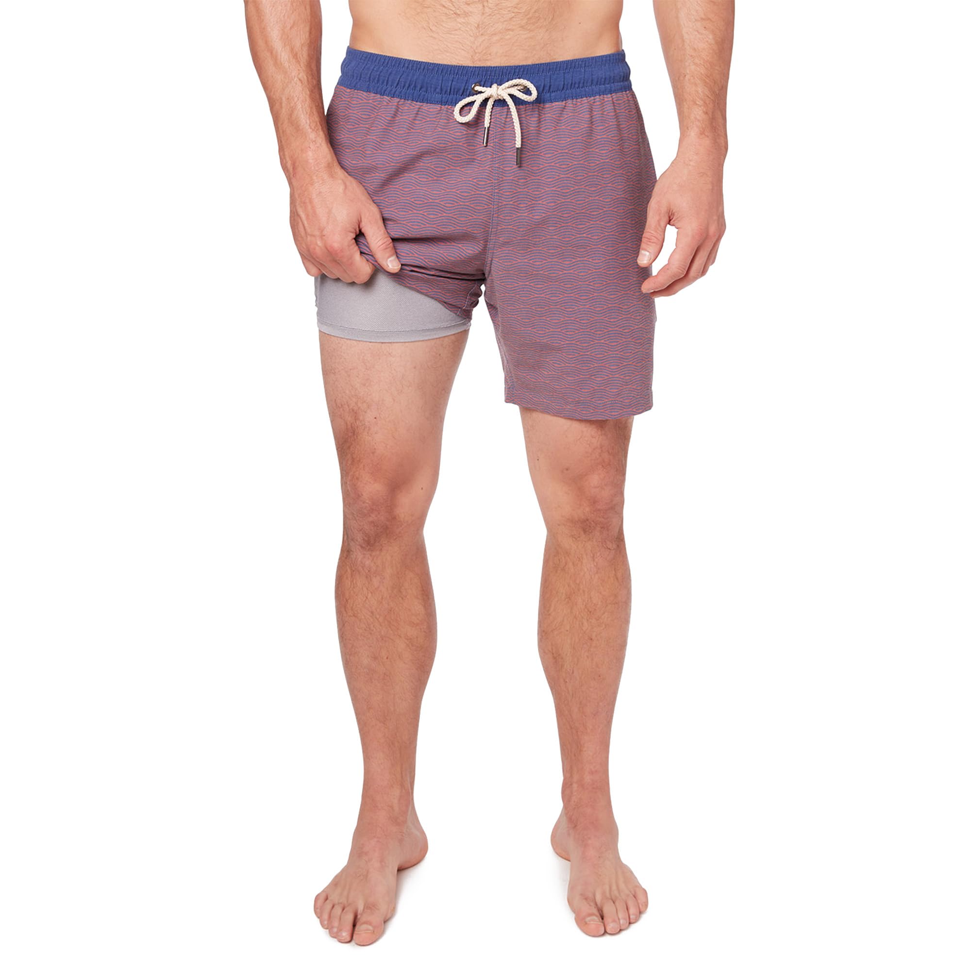 Fair Harbor Bayberry Trunk –– Men's Swim Suits with Liner, 7-inch Inseam –– Anti-Chafe Classic fit Swim Trunks