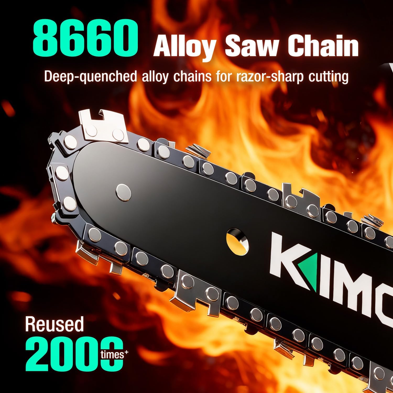 KIMO Mini Chainsaw automatic oiling system