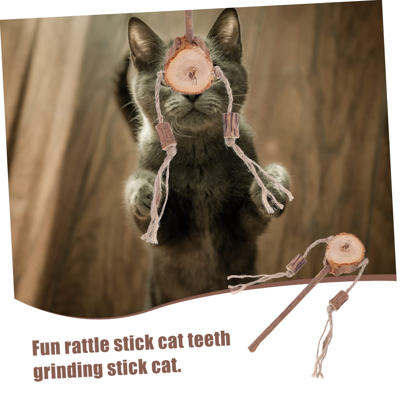 Jouets pour Chats, Lot de 6 Jouets interactifs for Le Nettoyage des Dents et soulagement du Stress Chatons d'intérieur