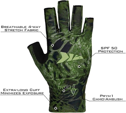 Miniatura 3 de KastKing Sol Armis - Guantes de protección solar UPF50+, guantes de pesca, protección UV, protección solar para exteriores, kayak, remar