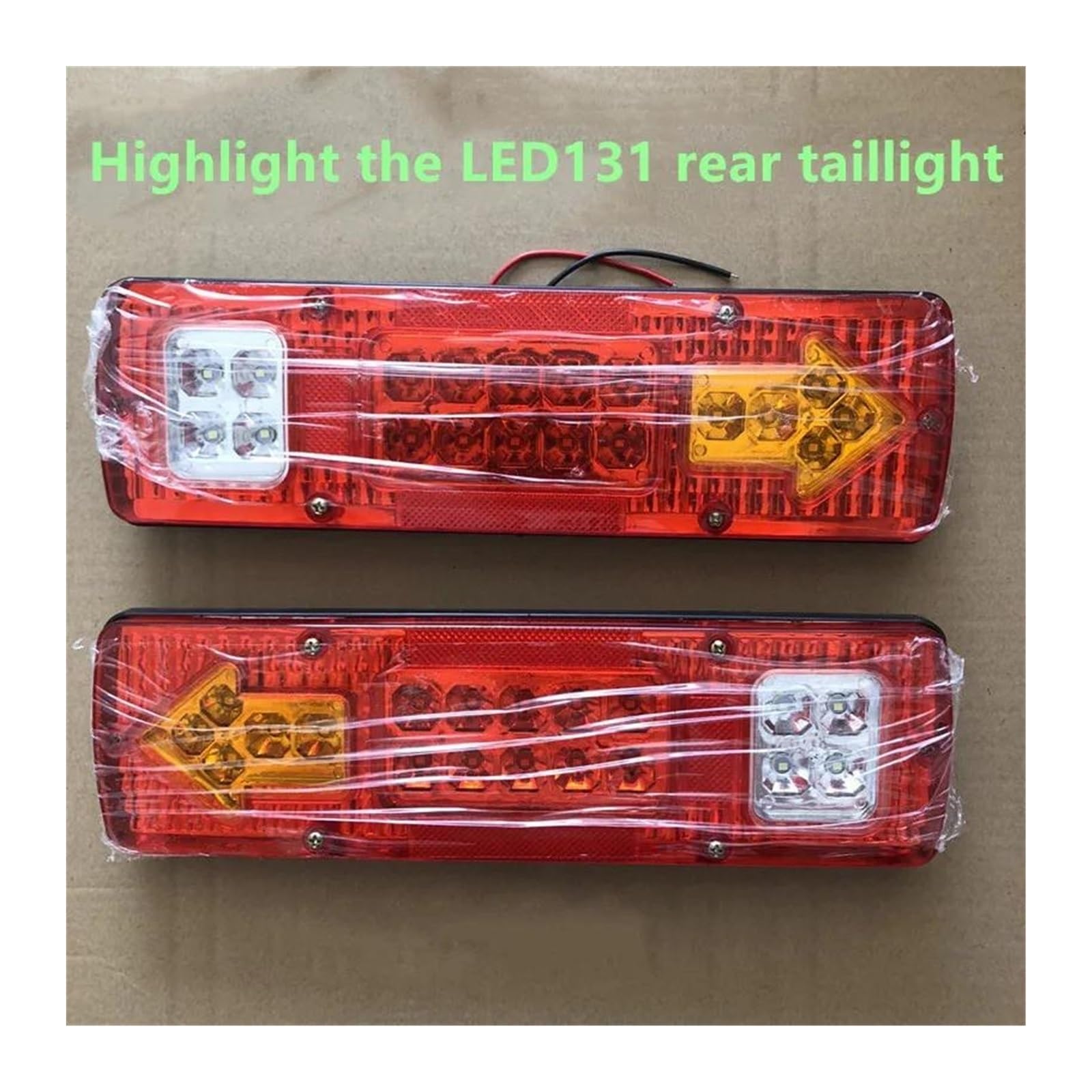 2x 12-24V LED Bianco Rosso Neon Posteriore Lato - Foto 5