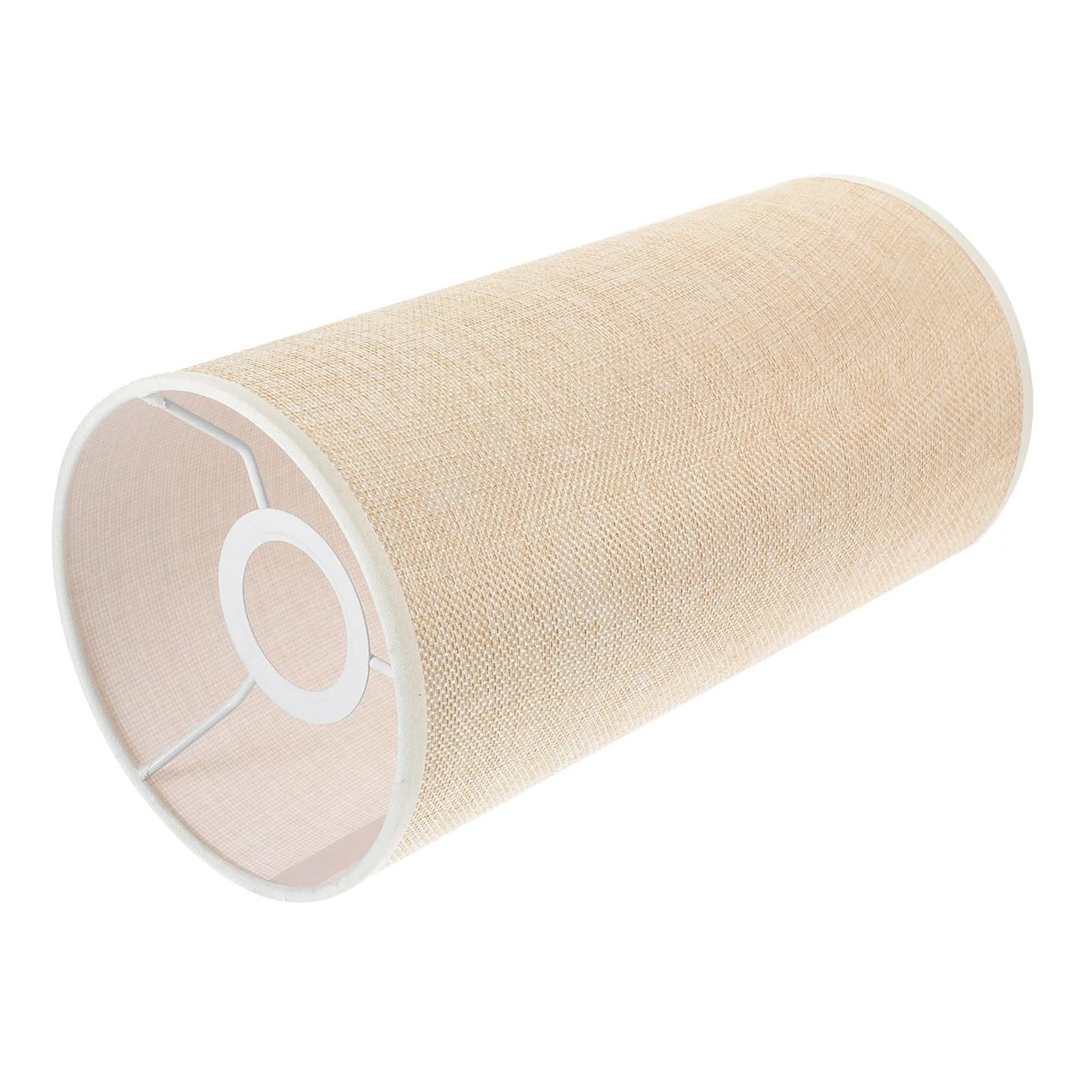 Luxemetals Khaki Linen Drum Lampshade - Floor Lamp, Desk, And Pendant Decoration(Khaki)