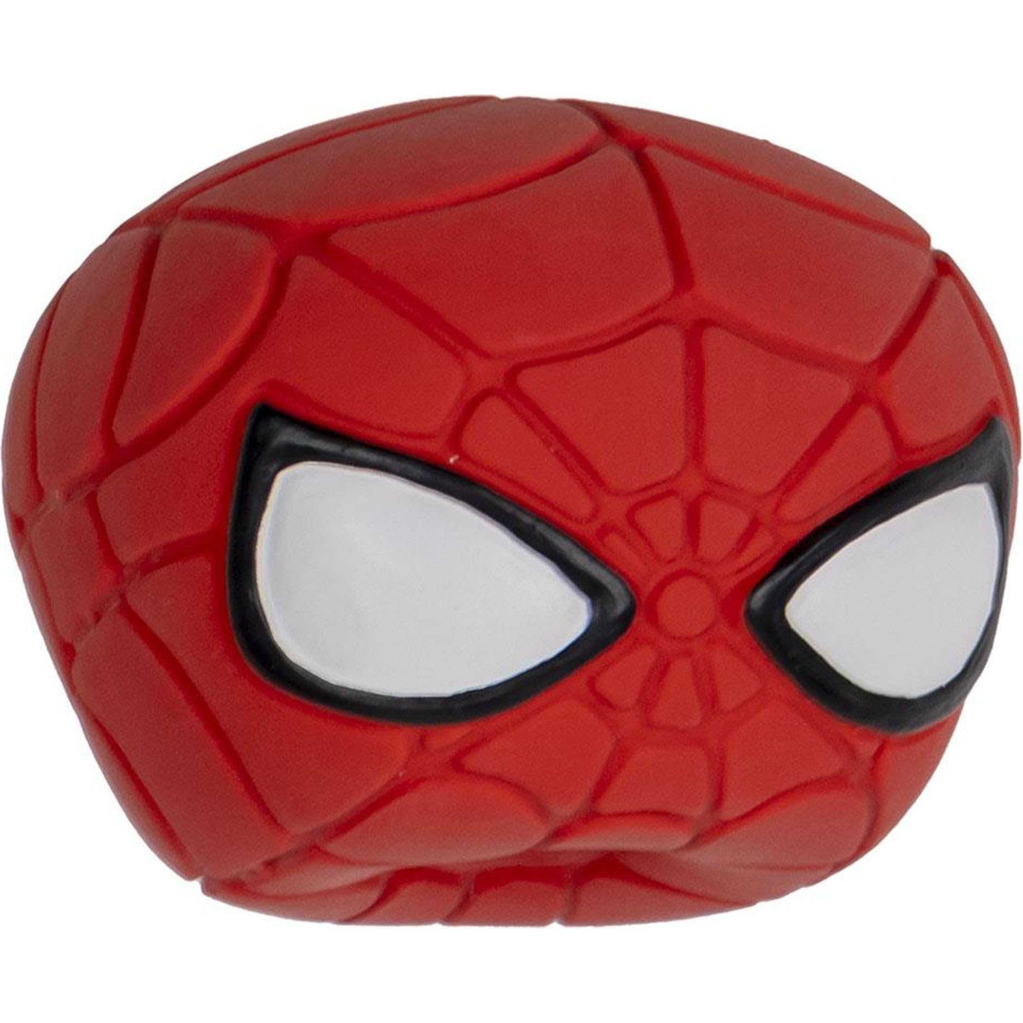 CERDÁ LIFE'S LITTLE MOMENTS Marvel Dog Toy - Red and Black - Spider-Man Face Design - Size 8x7x8cm - Latex Dog Toy - Original Product Designed in Spain