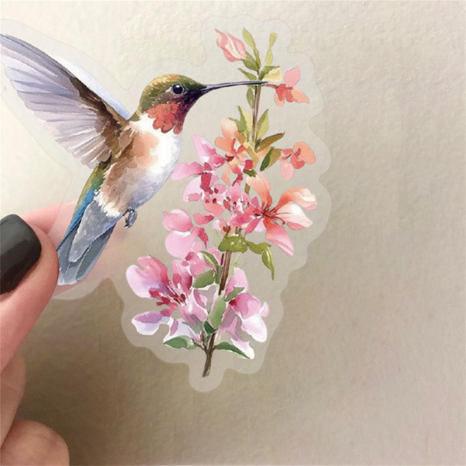 100PCS Victorian Transparent Stickers Pack,Aesthetic Retro Victorian Women Decor for Laptop Gifts for Kids Teens Adults Waterproof Vinyl PET Vintage Stickers for Scrapbook Phone Bike Party Favors: 100PCS Cute Hummingbird and Butterfly Transparent Stickers Pack,Aesthetic Flower Decor for Laptop Gifts for Kids Teens Adults Waterproof Vinyl PET Nature Stickers for Scrapbook Phone Party Favors