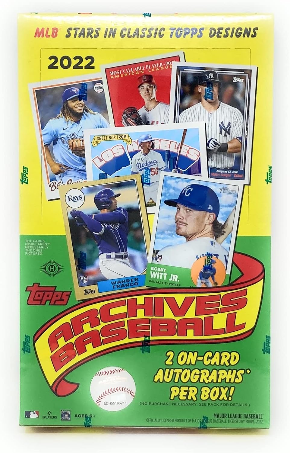 2022 Topps Archives Baseball Hobby Box (24 Packs/8 Cards 2