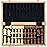 AMEROUS 15 Inches Wooden Chess & Checkers Set with Upgraded Weighted Chess Pieces - 2 Extra Queen -24 Cherkers Pieces -Instruction -Chessmen Storage Slots, Classic 2 in 1 Board Games
