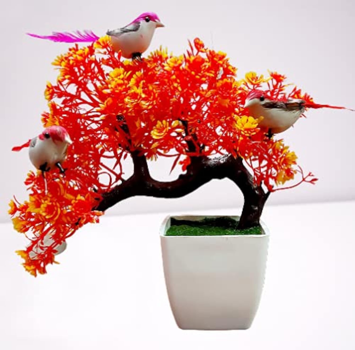 Dekorly Artificial Bonsai Plants with Pot, Bedroom Living Room Decor, Home Office Decor, Tabletop Top Working Desk Decor, Festival Decor Houseawarming (Design-A) (B099FG31JZ) Amazon Price History, Amazon Price Tracker