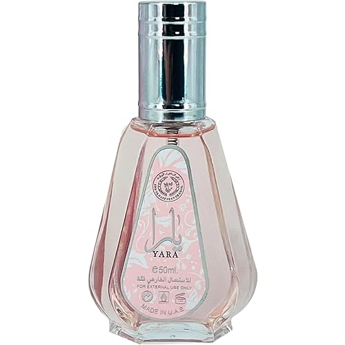 Ard al Zaafaran Yara – Floral, Fruity, Gourmand, Sweet, Musky – Eau de Parfum Spray Long-Lasting Fragrance for Women, 1.7 Ounce / 50ml | for Women, 1.7, Ounce
