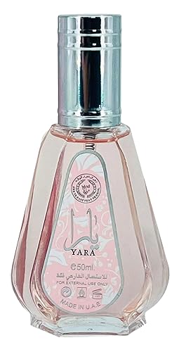 Ard Al Zaafaran Yara - Eau de Parfum en espray para mujer, 1.7 onzas | Ard Al Zaafaran, Yara, para mujer, Eau de Parfum, Spray, 1.7