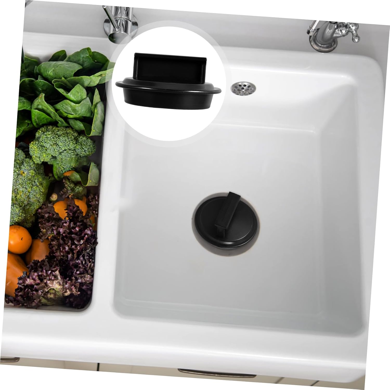 Kitchen Sink Baffle Garbage Disposal Stopper Cover for Home Use