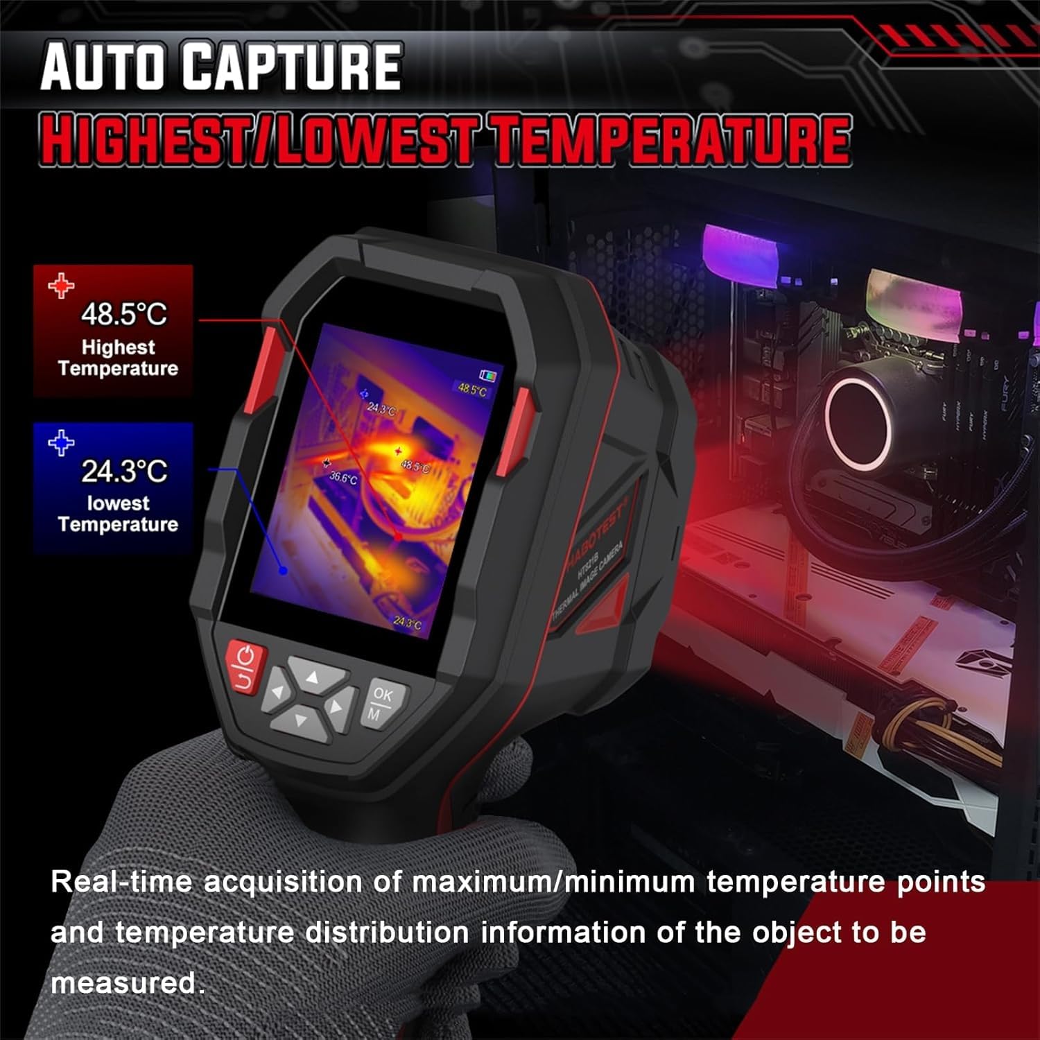 Amazon.co.jp: HT821A rechargeable thermal imaging camera -20 ℃~550