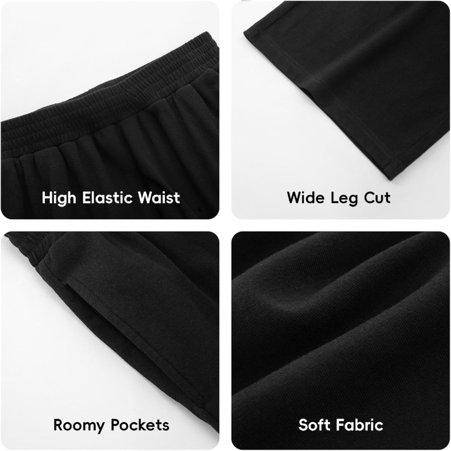 Girls High Waisted Pants Girls Casual Pants Kids Wide Leg Long Trousers with Pockets 5-14 Years - Image 4