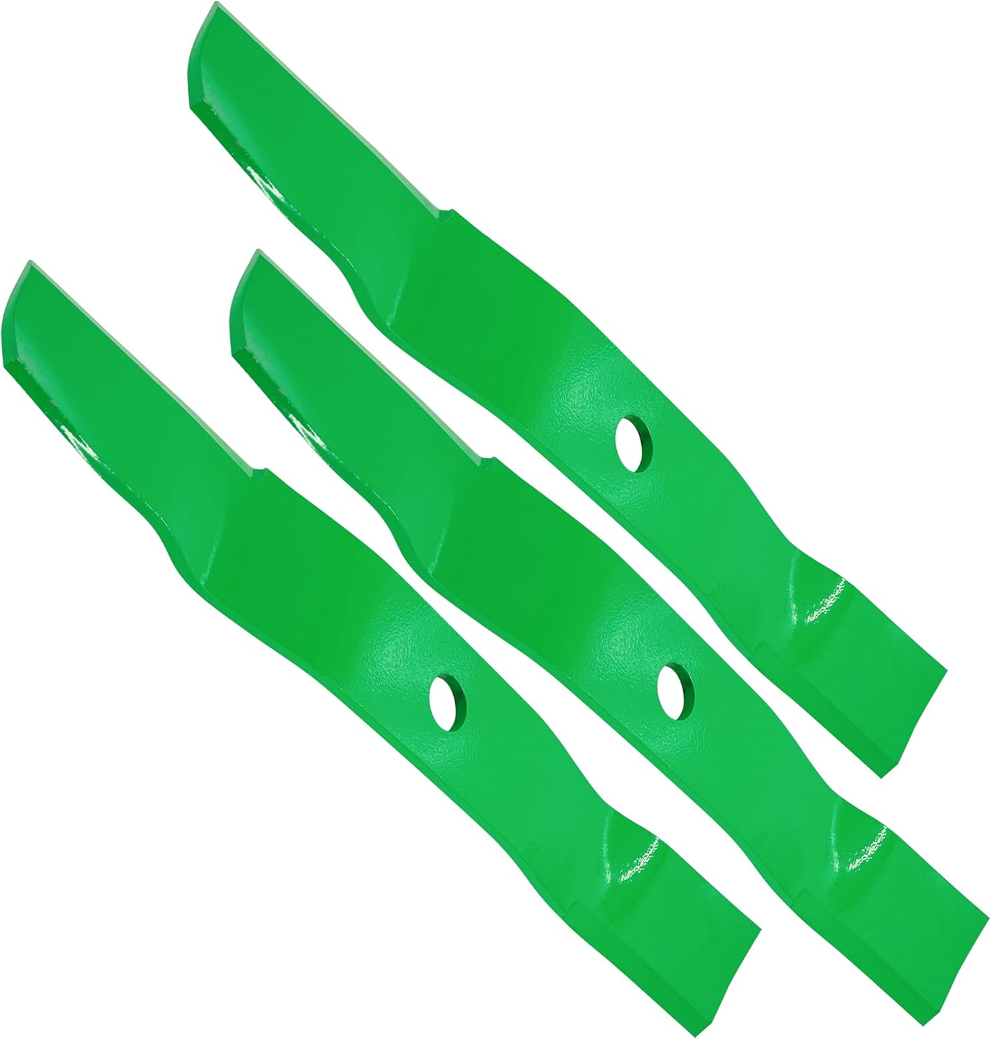 Caltric 54in Deck Medium-Lift Blades Compatible with John Deere Z920M Z925M Z930M Z950M Z920R Z930R Z950R Ztrak Z520A Z655 Z810A Z820A Z830A Z910A Z920A Z925A