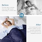 Exclusivo Mezcla Cooling Comforter King Size Navy, Lightweight Summer Blanket for Hot Sleepers, Soft Breathable Cool Bedding Duvet for Night Sweats, 104"x90" | Lightweight Soft Breathable Summer Cooling Blanket, Double-Sided Cooling Fabric, Designed 