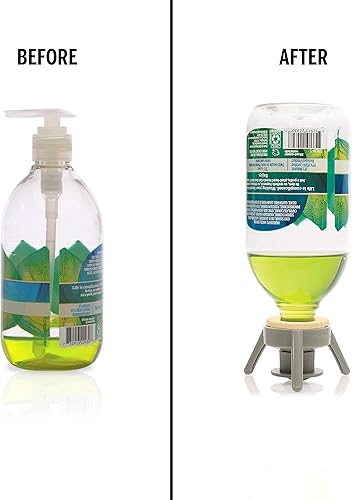 Miniatura 5 de Kit universal de vaciado de botellas  Voltea la botella boca abajo para obtener cada gota! Adaptadores adicionales incluidos para adaptarse a