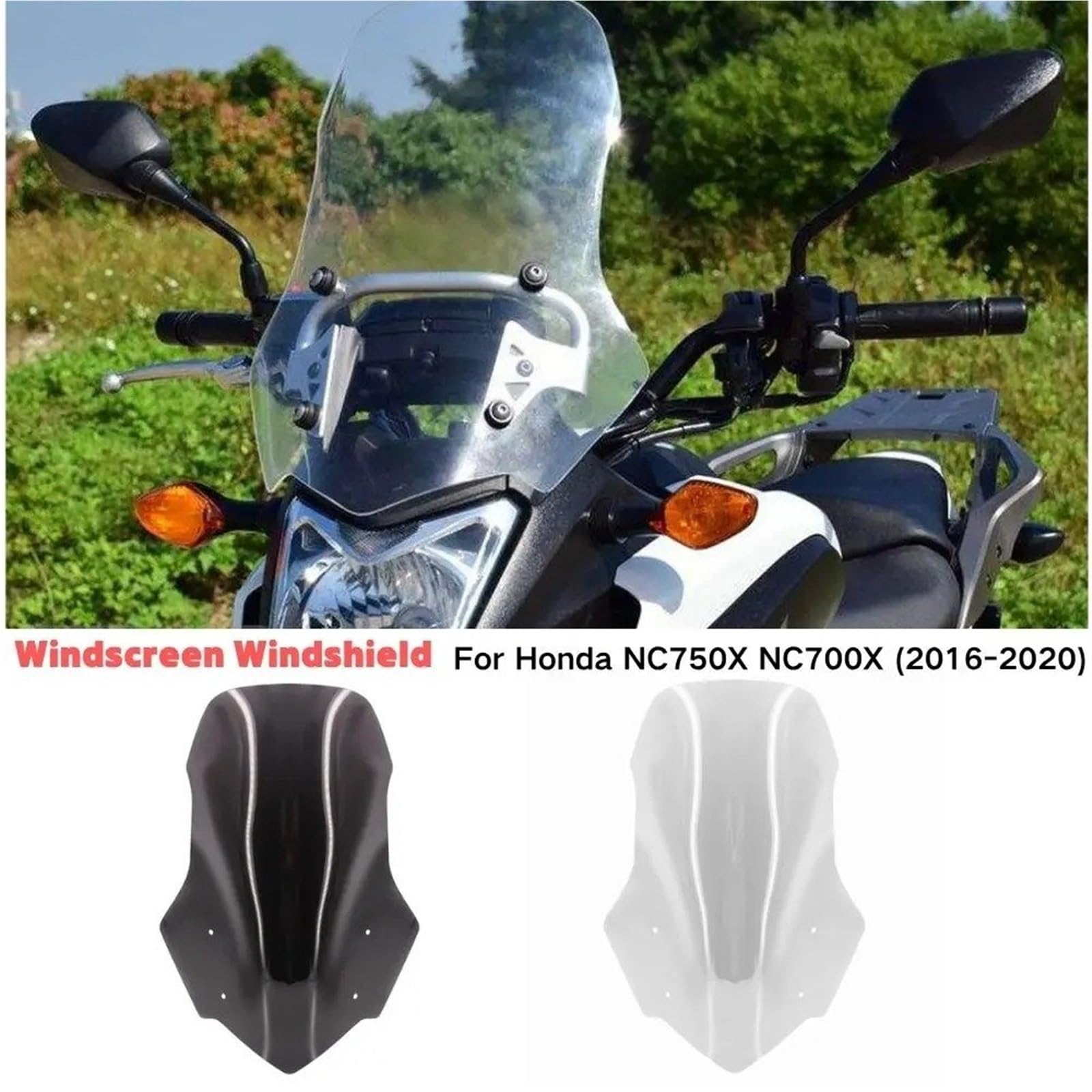 Amazon | バイク ウインドスクリーン NC750X NC700X 2016-2020