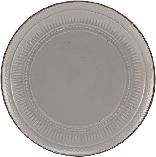 Miniatura 7 de Pfaltzgraff Easton - Juego de vajilla de 12 piezas, servicio para 4, color gris pardo