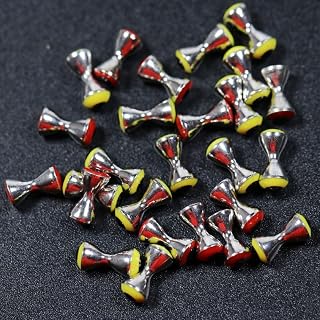 10 piezas de materiales para atar moscas con forma de mancuerna para un realismo definitivo