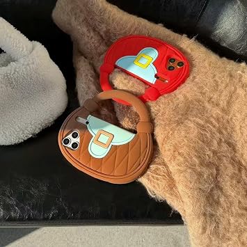 iPhone 17用ケース、かわいい3Dかわいいスマホケース 面白いバッグ 赤い漫画カバー ソフトシリコンゲル ドロッププロテクター 女性 ガールズ iPhone 17用