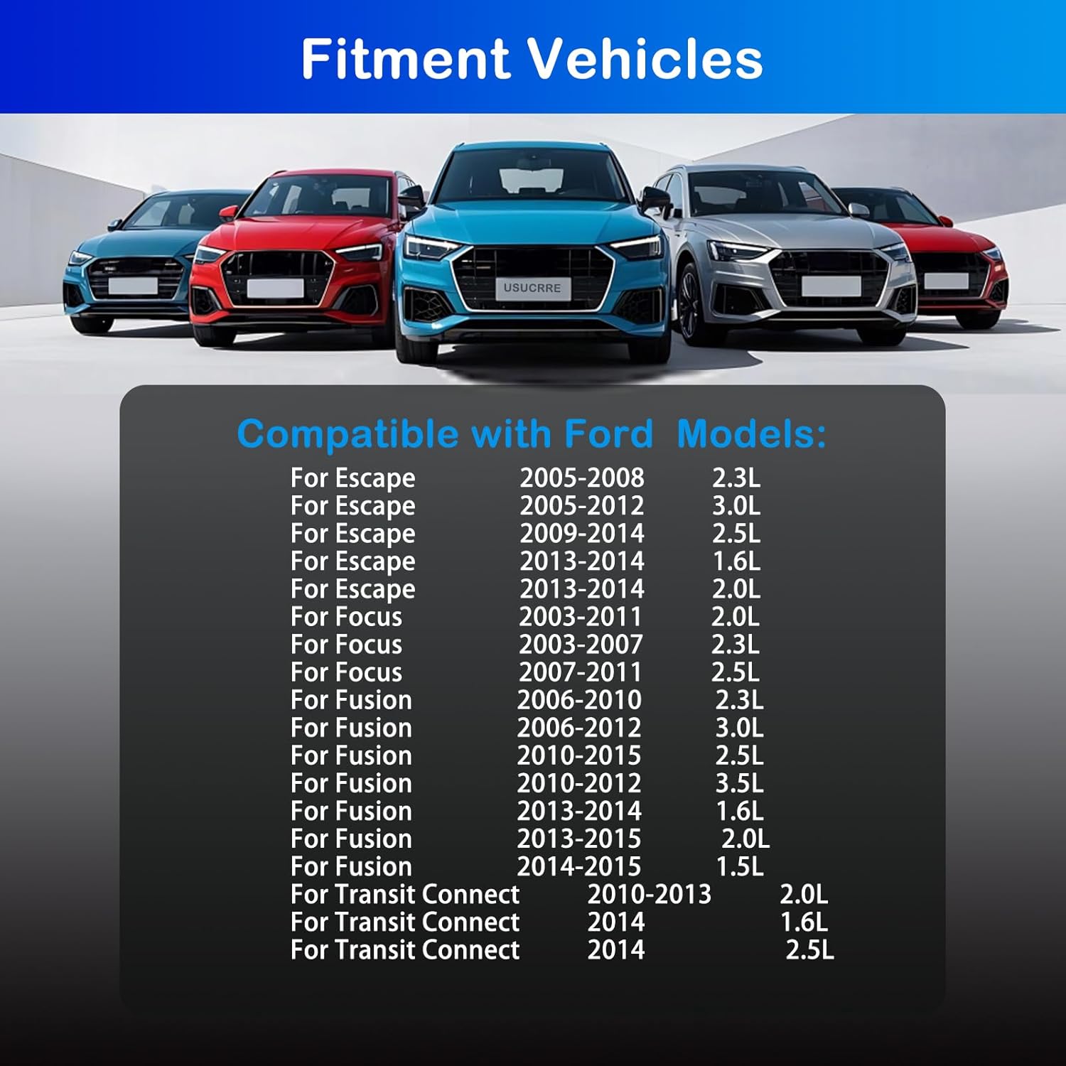 EGV1025 Exhaust Gas Recirculation EGR Valve Compatible with Ford Escape 2005-2014,for Focus 2003-2011,for Fusion 2006-2015,for Transit Connect 2010-2014,for Mazda 3/5/6/CX-7 EGR Replacement