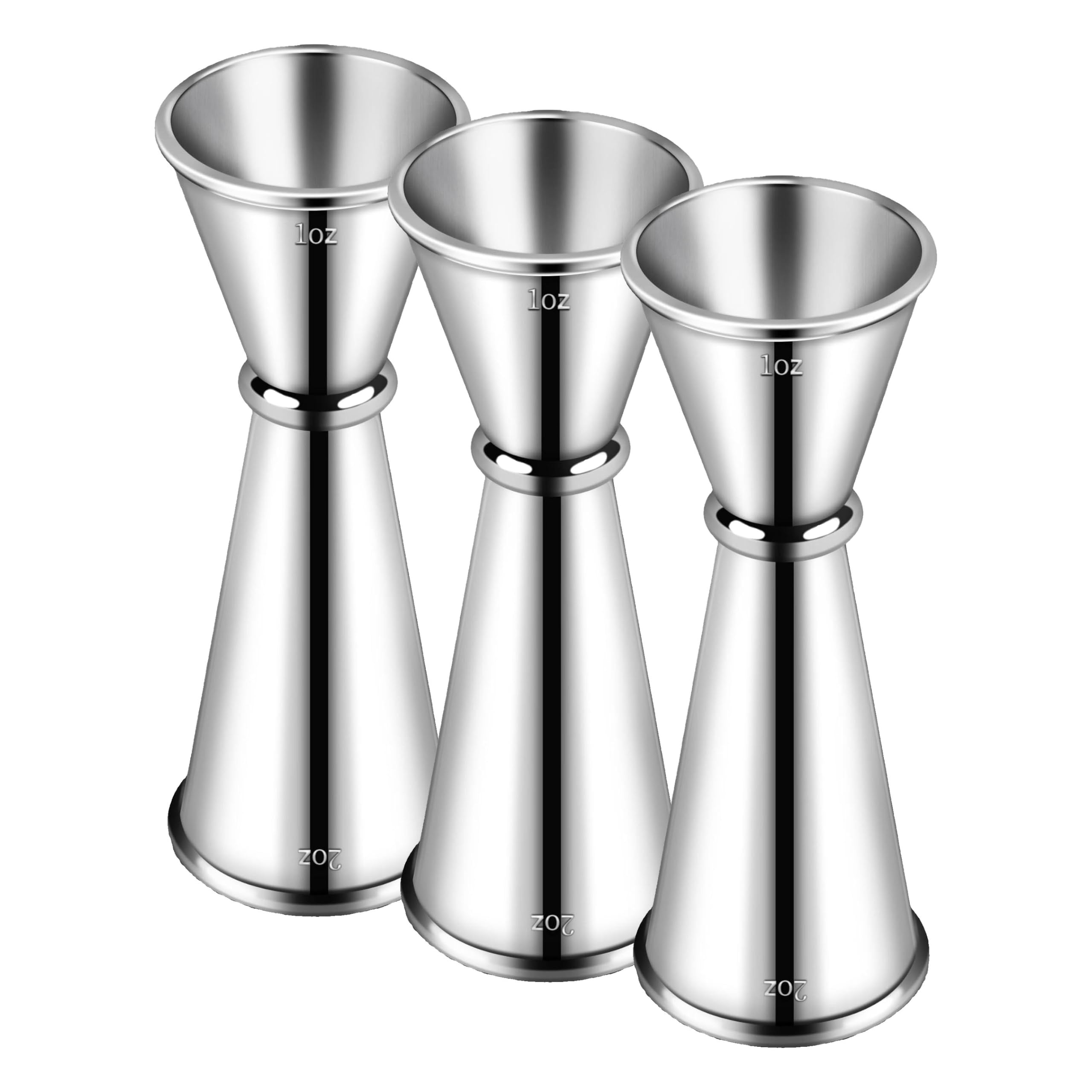 2 Pcs 304 Stainless Steel Double Jigger, 2 oz 1 oz — Amazon image 8