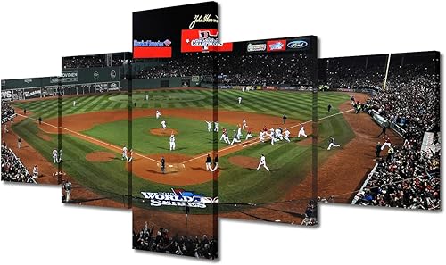 Miniatura 232 de Decoración de pared, lienzo para estadio deportivo de Estados Unidos, arte de pared moderno Fenway Park en Boston, arte de pared para oficina, sala