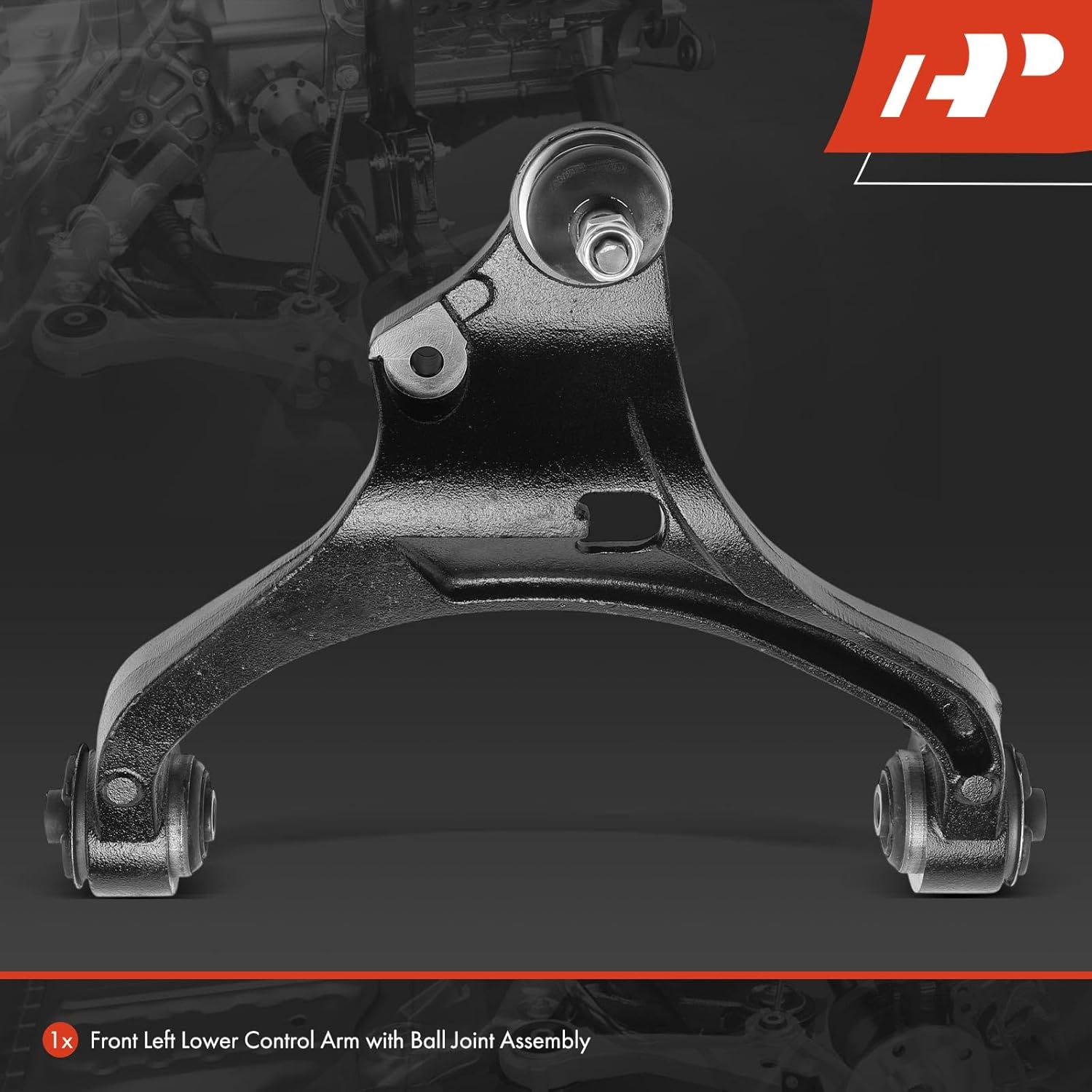 A-Premium Front Left Lower Control Arm, with Ball Joint & Bushing, Compatible with Ram Dakota 2011 & Dodge Dakota 2005-2010 & Mitsubishi Raider 2006-2009