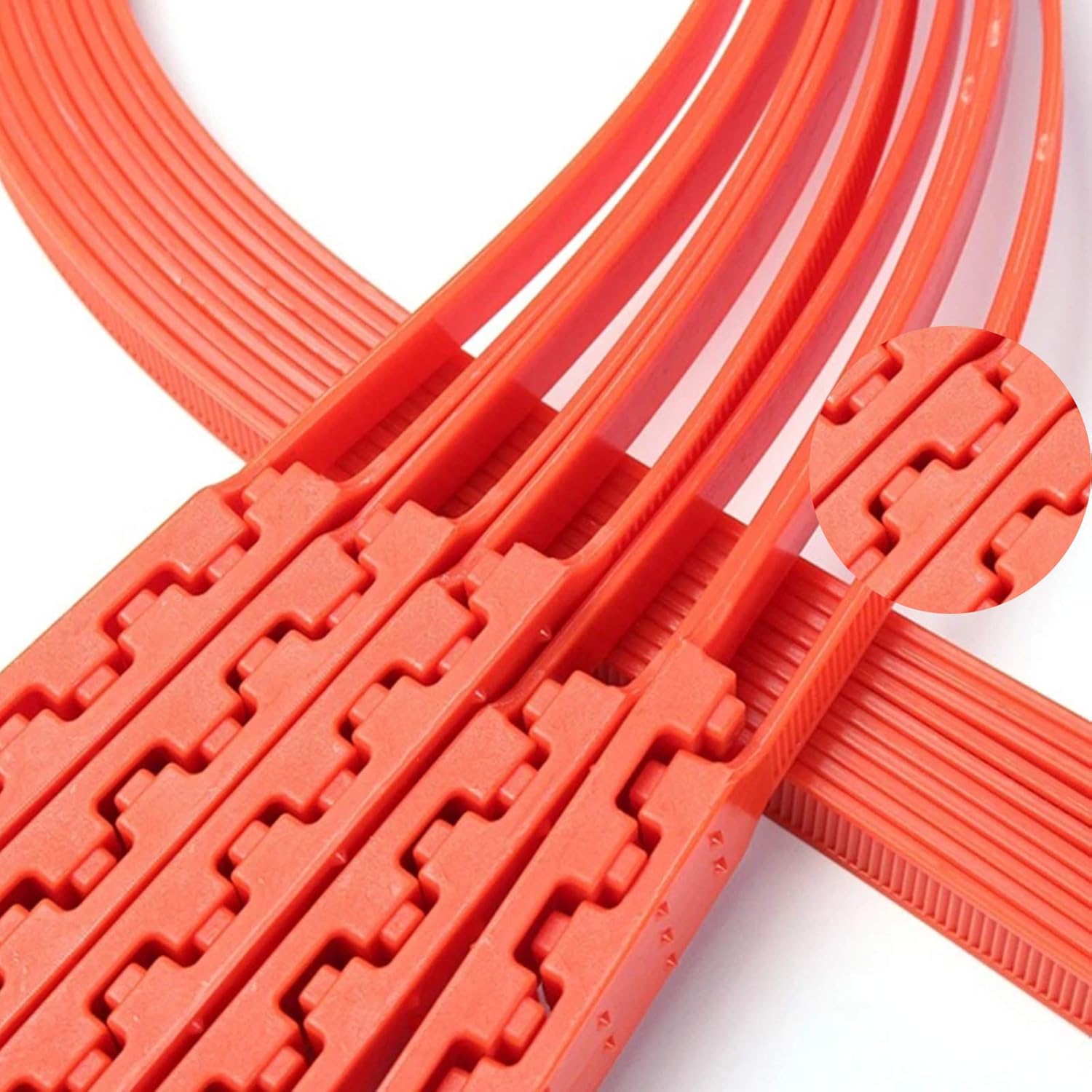 Honeyhouse Chaînes à Neige (20 pcs) - Antidérapantes Universelles pour Voiture, Camion, SUV - Sécurité Maximale en Hiver - Image secondaire