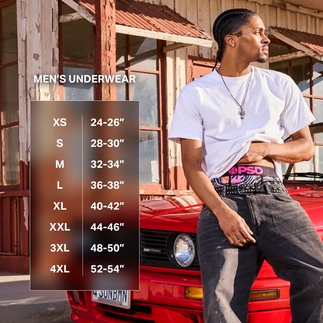 PSD Underwear Mens Boxer Briefs - Tropical, Standard Length Pack & Singles, Soft & Breathable Boxer Briefs for Men - Image 6