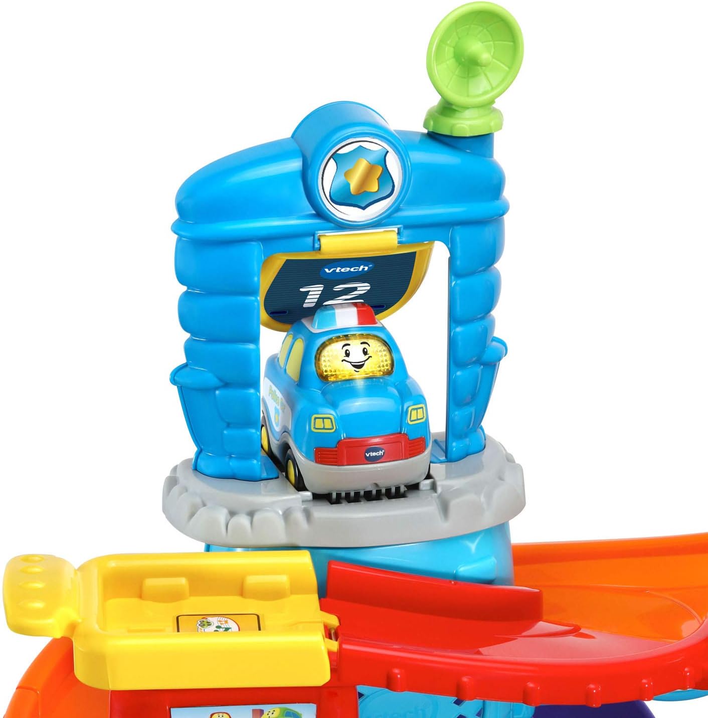 VTech Go! Go! Smart Wheels Launch and Chase Police Tower (Frustration Free Packaging), Multicolor