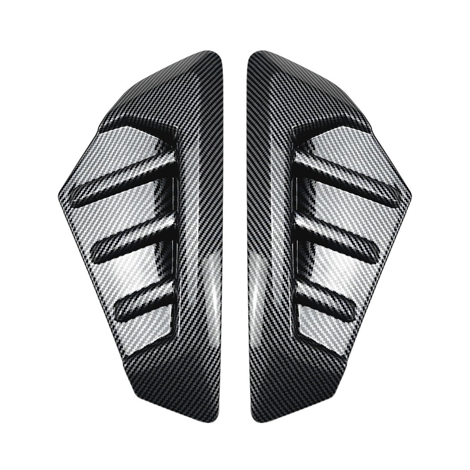 EJUOYO Side Vent Decor Sticker Fit For BMW X5 G05 LCI M Sport 2023-2025 Car Front Side Fender Wing Air Vent Cover Shark Gills Sticker Trim Car Fender Side Vents(Carbon Look)