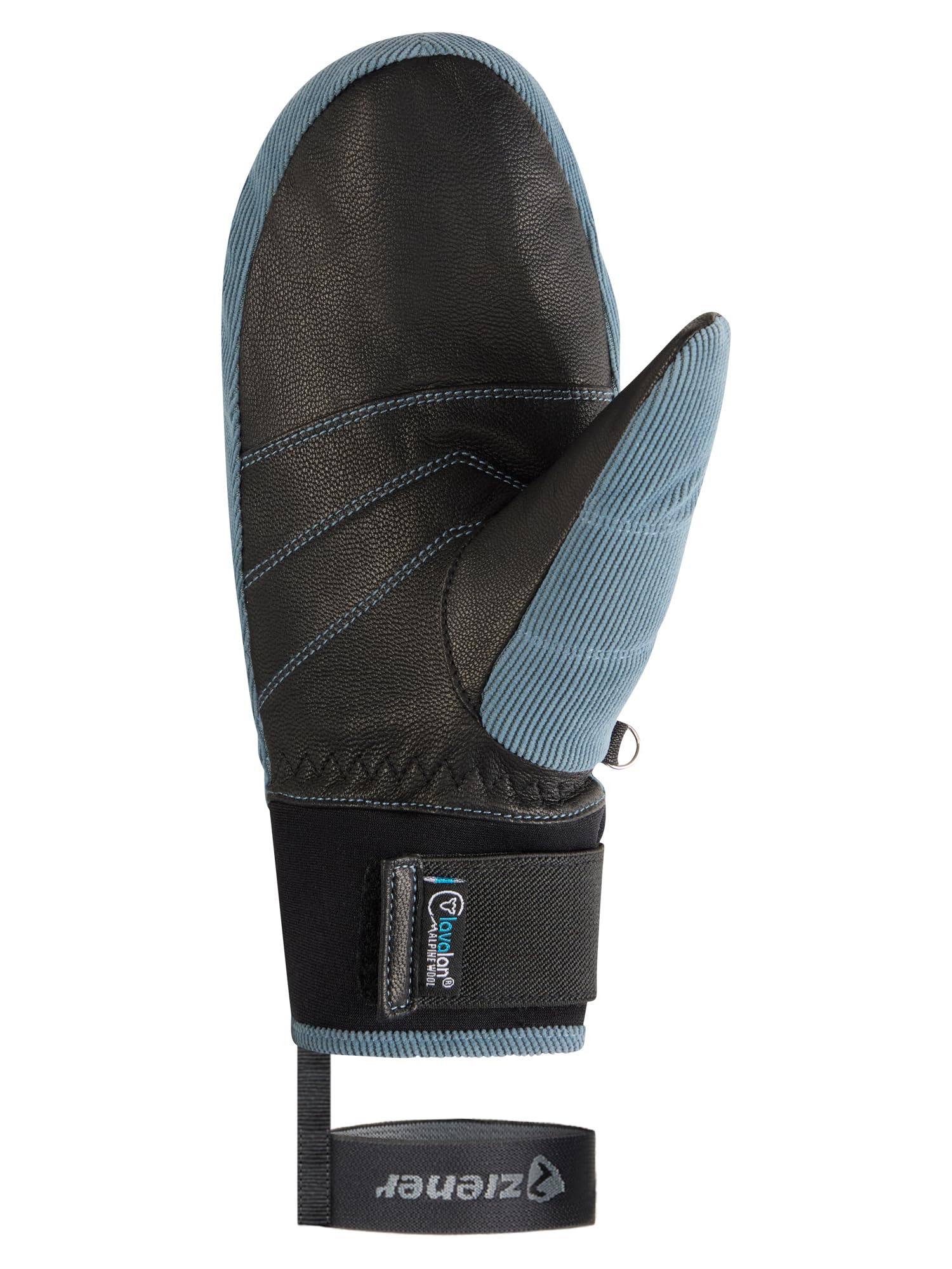 Ziener Damen Kalea-Z Ski-Fäustling wasserdicht extra warm Lavalan Iron Sky Cord 7 Grau