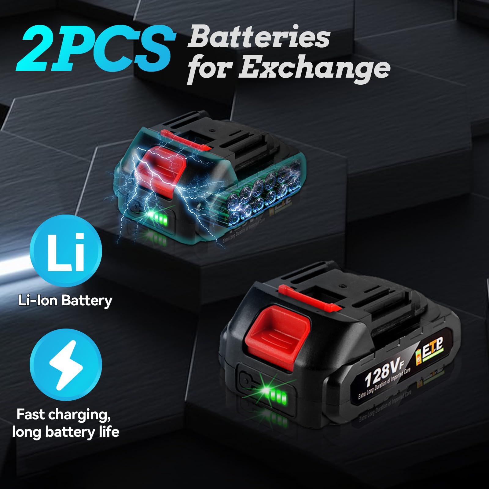 Yofuly Polisseuse Voiture Sans Fil, 6 Pouces Lustreuse Polisseuse Orbitale Voiture avec 2×21V 1500mAh Batteries, Mini Buffer Polisher 6 Vitesses Variables pour Auto Moto Le Polissage, Cirage