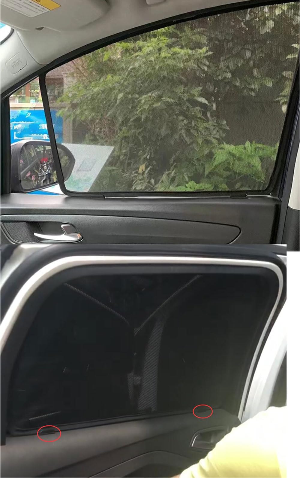 Sonnenschutz für Fenster Seitenfenster Auto für C-Class W204 S204 Estate 2007-2014 Magnetisch Vorhang Netz UV Schutz Sonnenblende Zubehör für Baby Kinder Haustiere Sunshade,5pcs