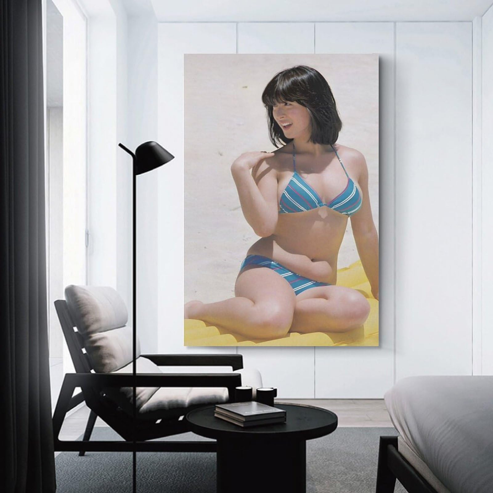 Amazon.co.jp: 河合奈保子 歌手水着9ポスター キャンバス 芸術