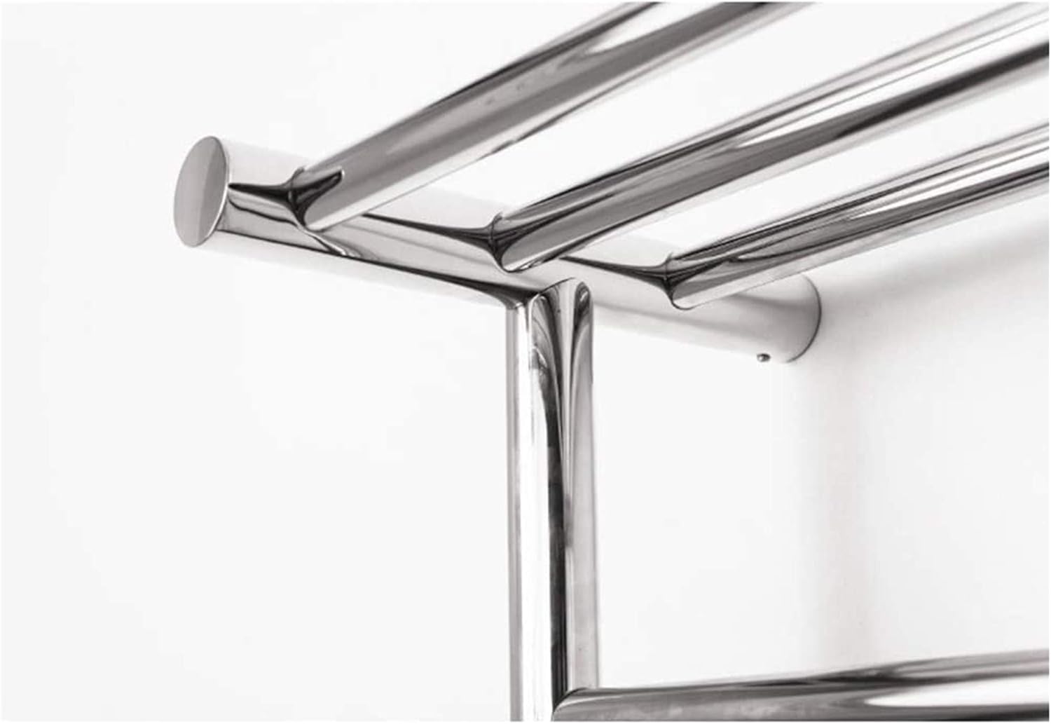 Bathroom Wall Heater Electric Heated Towel Rack, Vacuum Plating Heated Towel Warmer, 304 Stainless Steel Drying Rack Towels, 480X610X230Mm,Gold