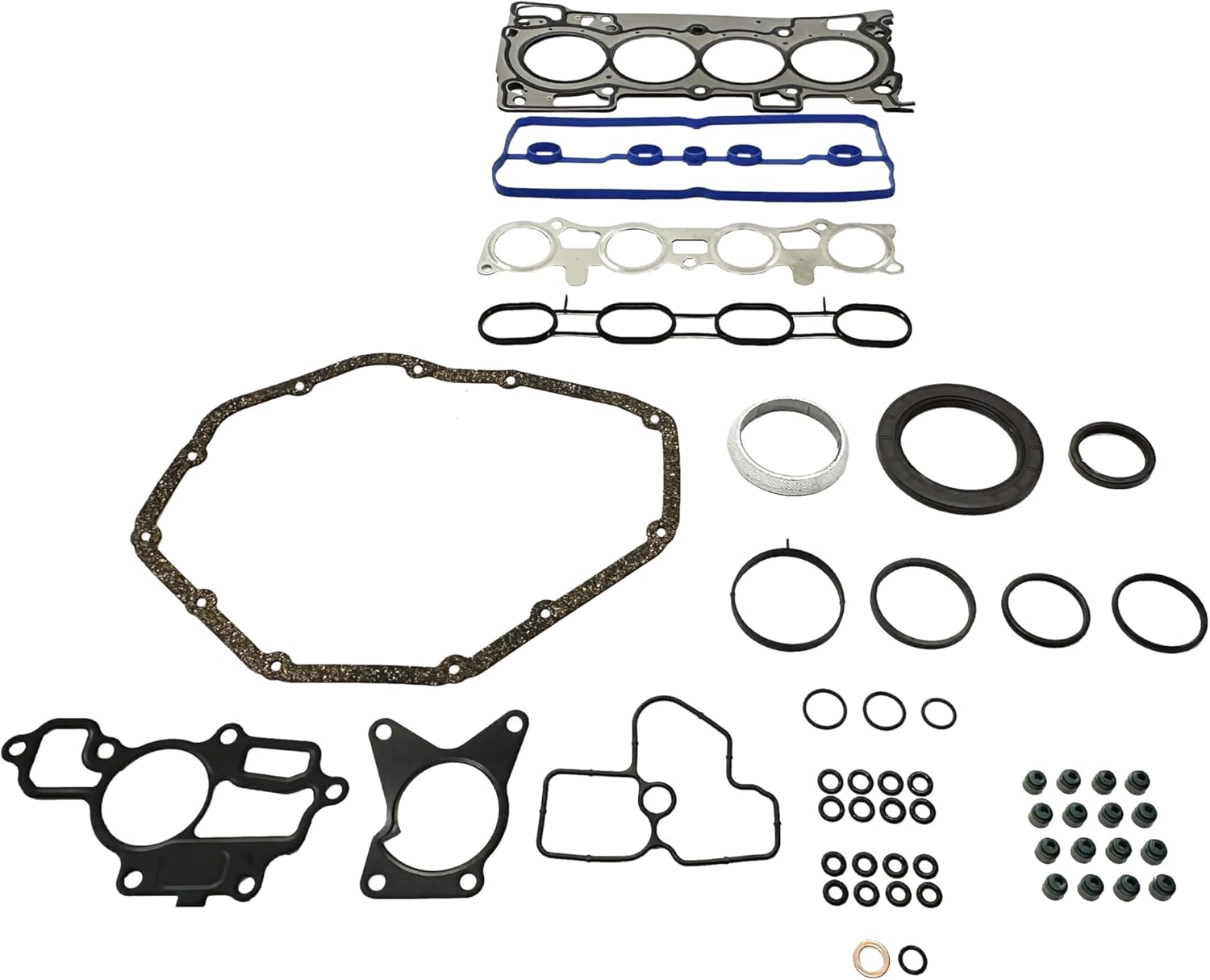 DNJ FGS6080 Full Gasket Set for 2013-2019 Chevrolet Nissan City Express Cube NV200 1.8L-2.0L L4 16V DOHC 1997cc