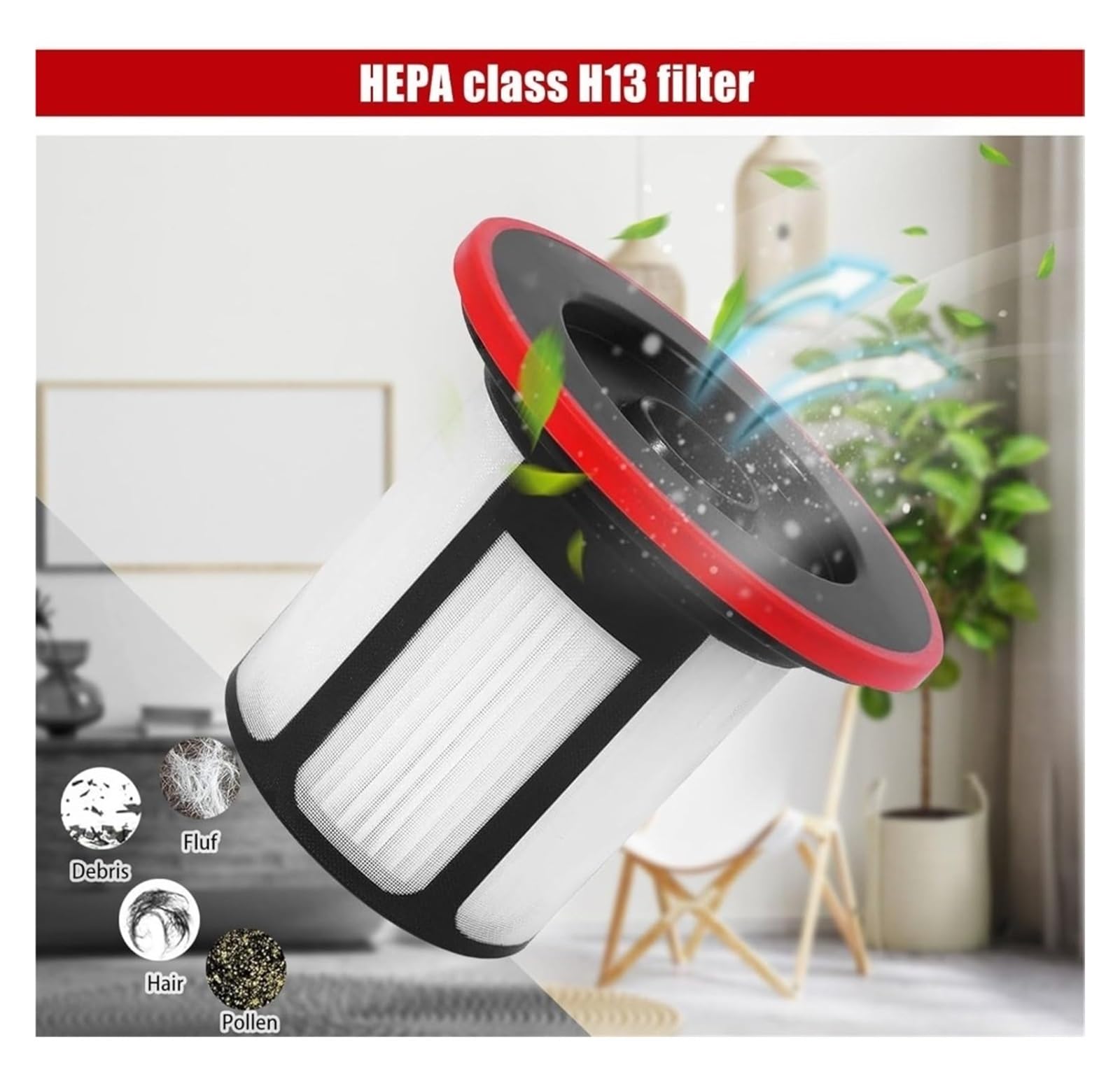 Ersatz-Vakuumfilter, kompatibel for Bosch,